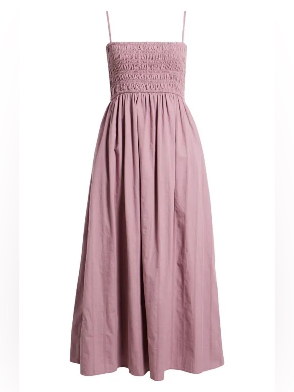 NWT Madewell Theo Cotton Midi Dress